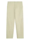 Maison Kitsuné embroidered-pocket trousers - Neutrals