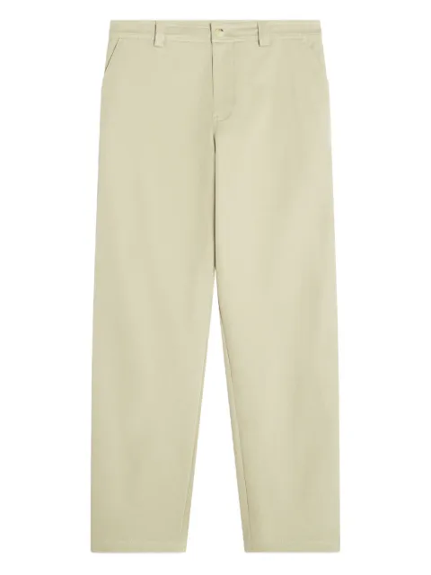 Maison Kitsuné embroidered-pocket trousers