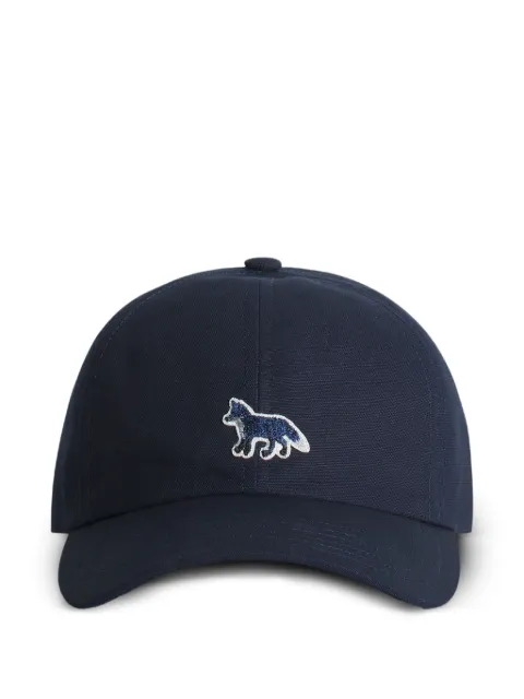 Maison Kitsuné fox-embroidered baseball cap