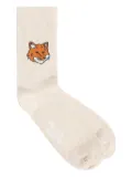 Maison Kitsuné fox socks - Neutrals