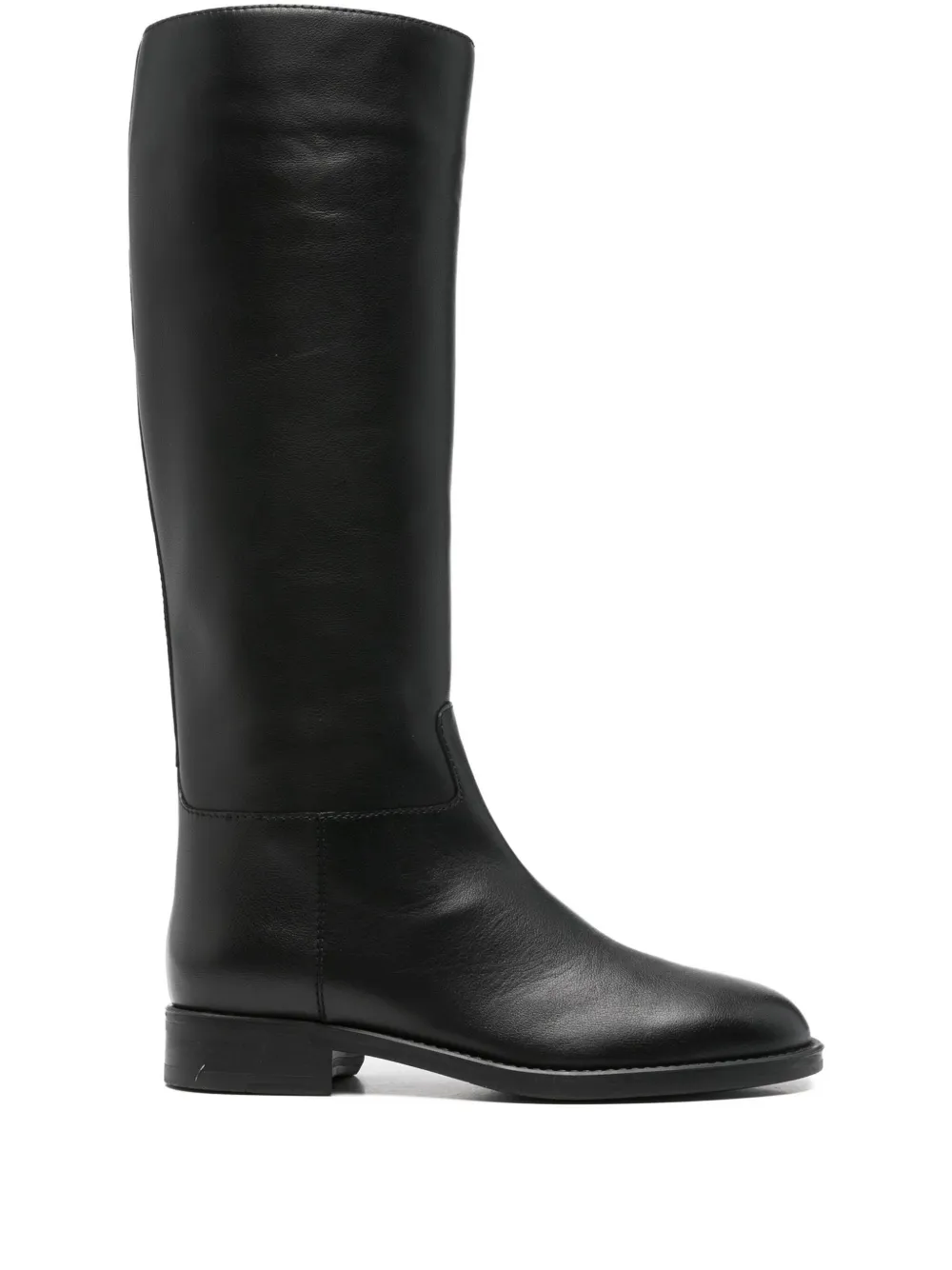 Giuseppe Zanotti leather knee-high boots Zwart
