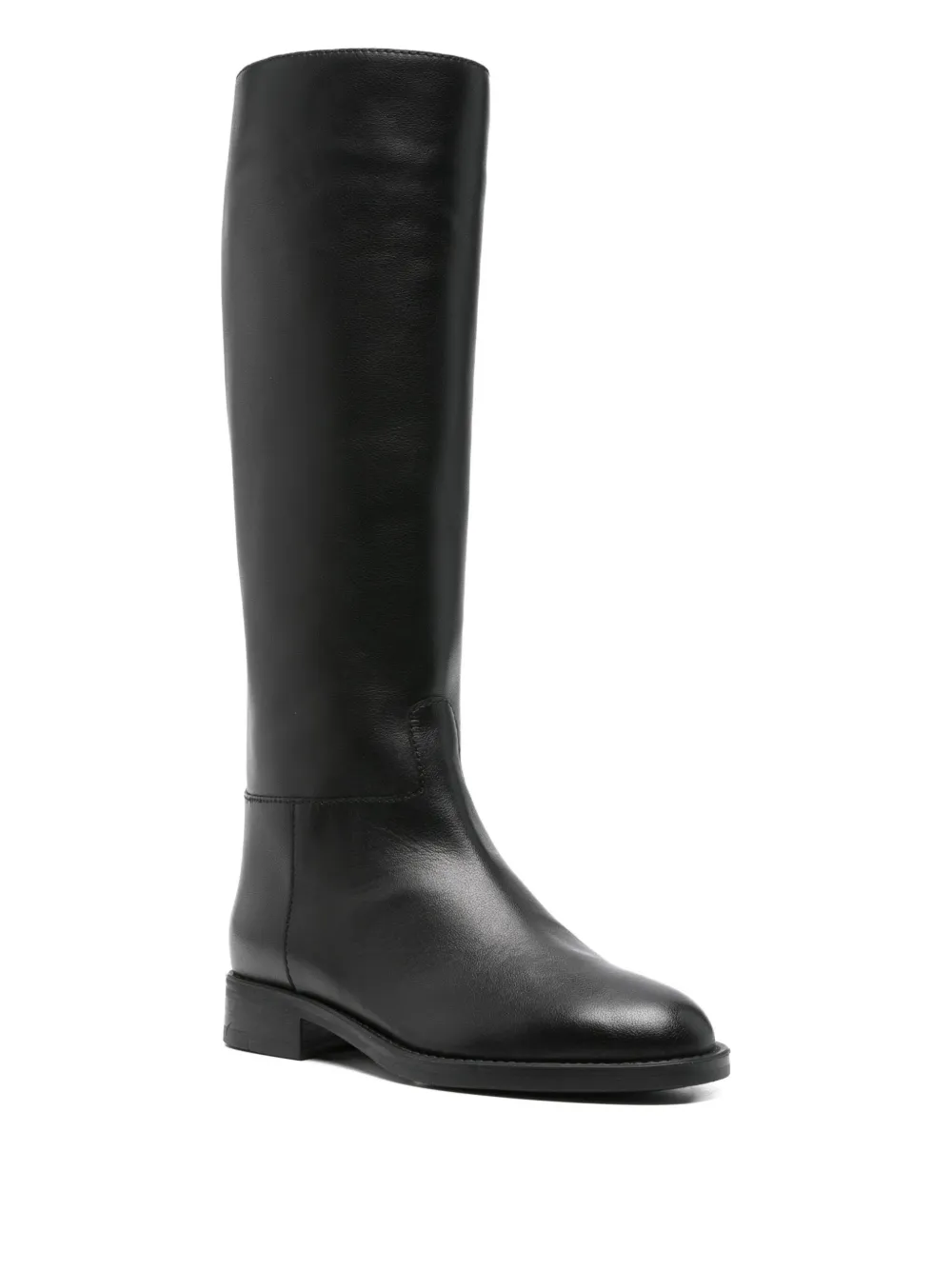 Giuseppe Zanotti leather knee-high boots Zwart