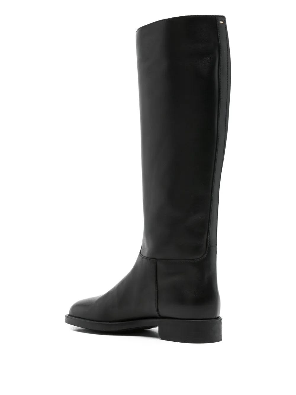 Giuseppe Zanotti leather knee-high boots Zwart