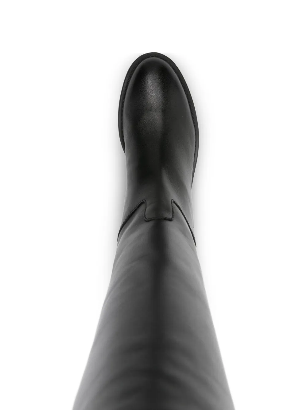 Giuseppe Zanotti leather knee-high boots Zwart