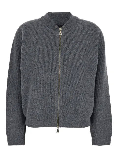 Fabiana Filippi ribbed zip-fastening cardigan