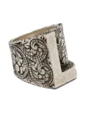 Gucci Pre-Owned 2020 paisley-engraved ring - Silver