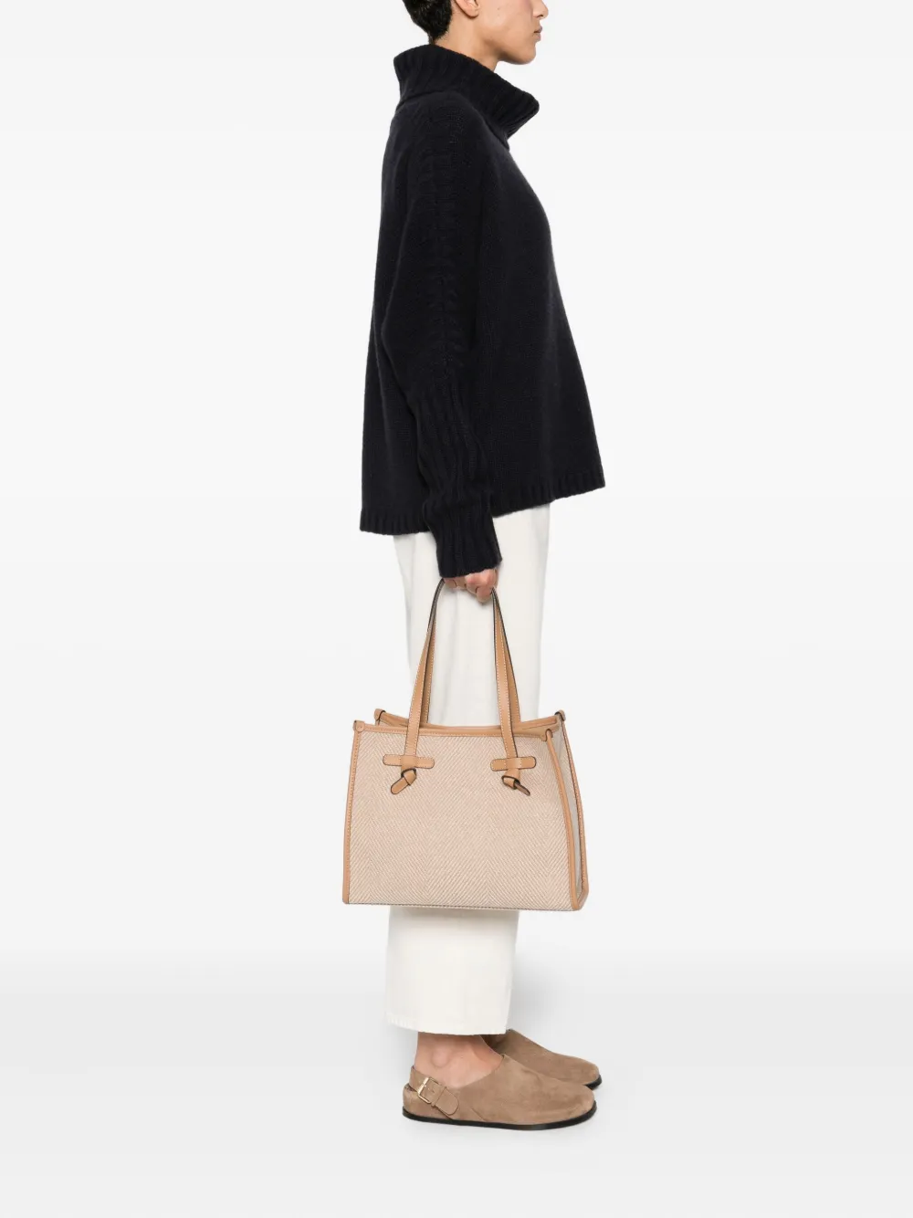 GIANNI CHIARINI Marcella shopper - Beige