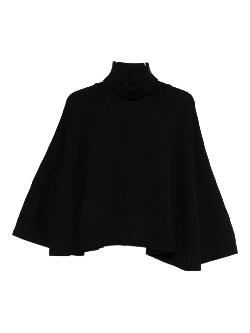 Twinset Roll-neck Sweater In Black