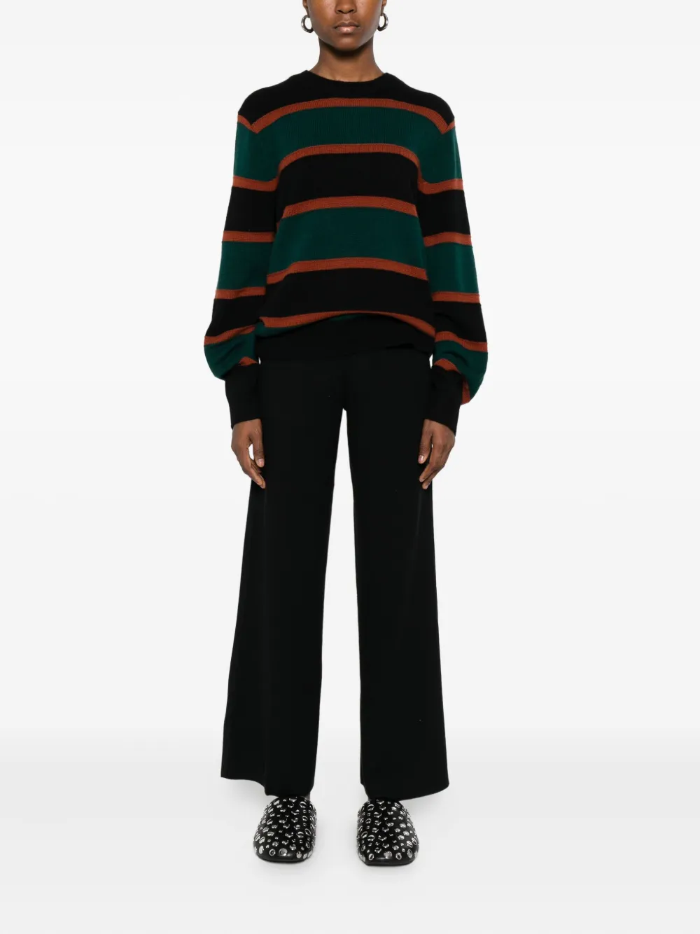 TWINSET Gebreide broek - Zwart