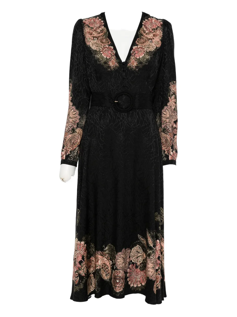 TWINSET floral-print dress - ブラック TWINSET floral-print dress - ブラック