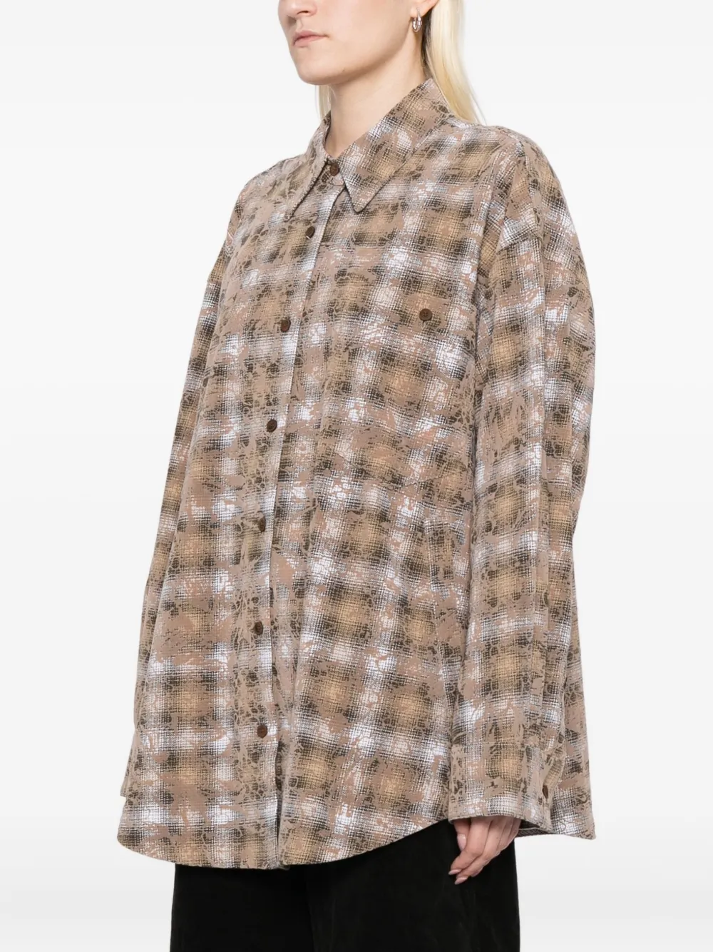 JNBY Shirtjack met print Bruin