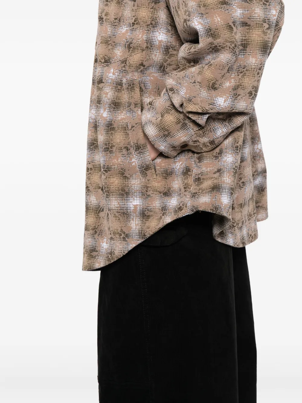 JNBY Shirtjack met print Bruin