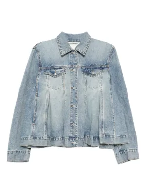 Alexander Wang エンボスロゴ デニムジャケット | ブルー | FARFETCH JP