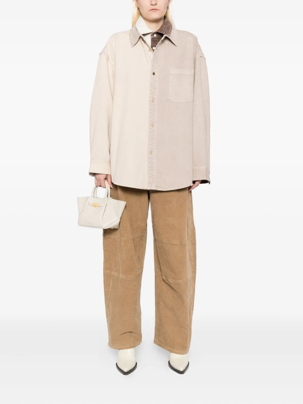 JNBY Ribfluwelen broek - Bruin