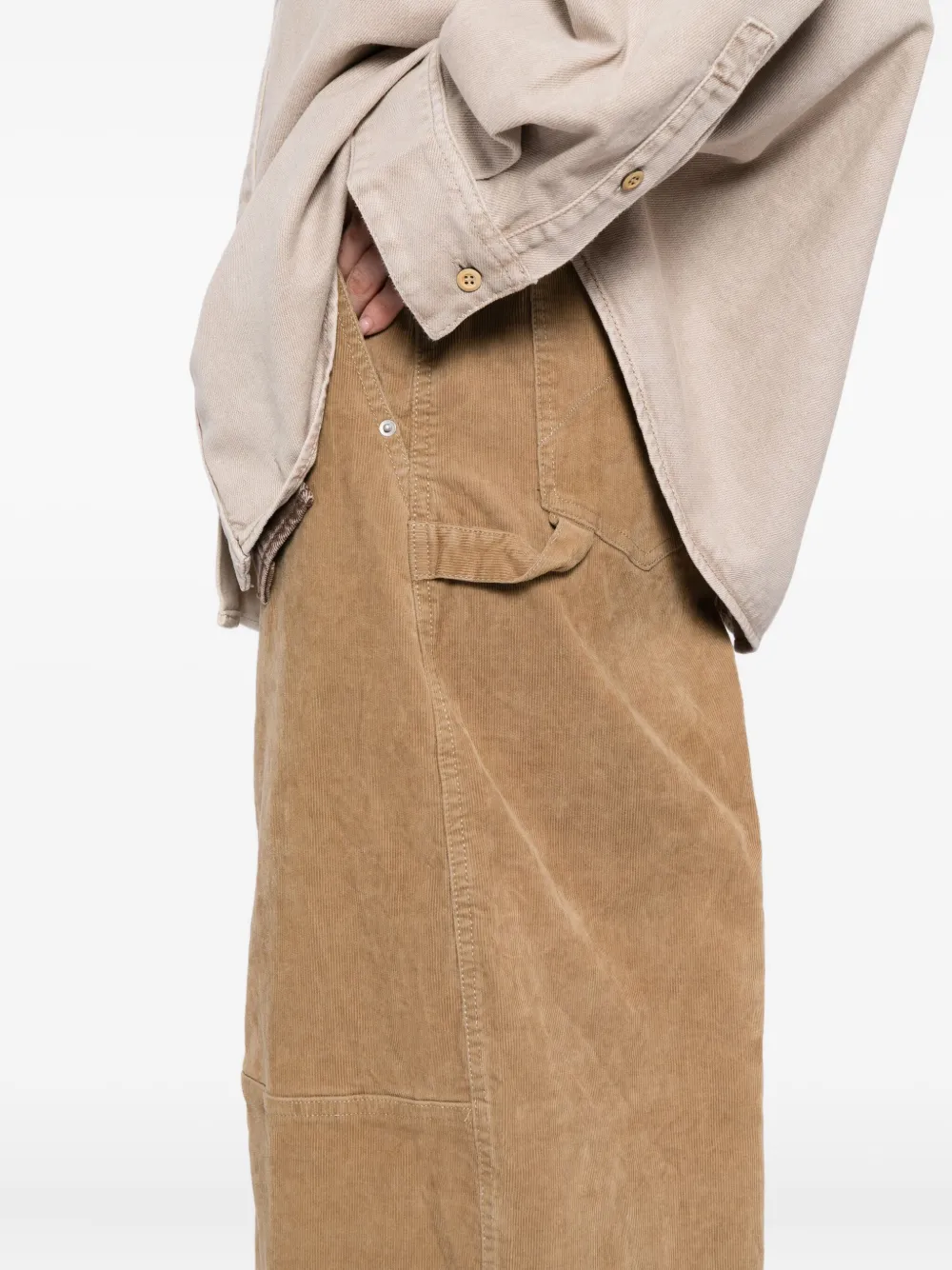 Jnby Corduroy Trousers In Brown