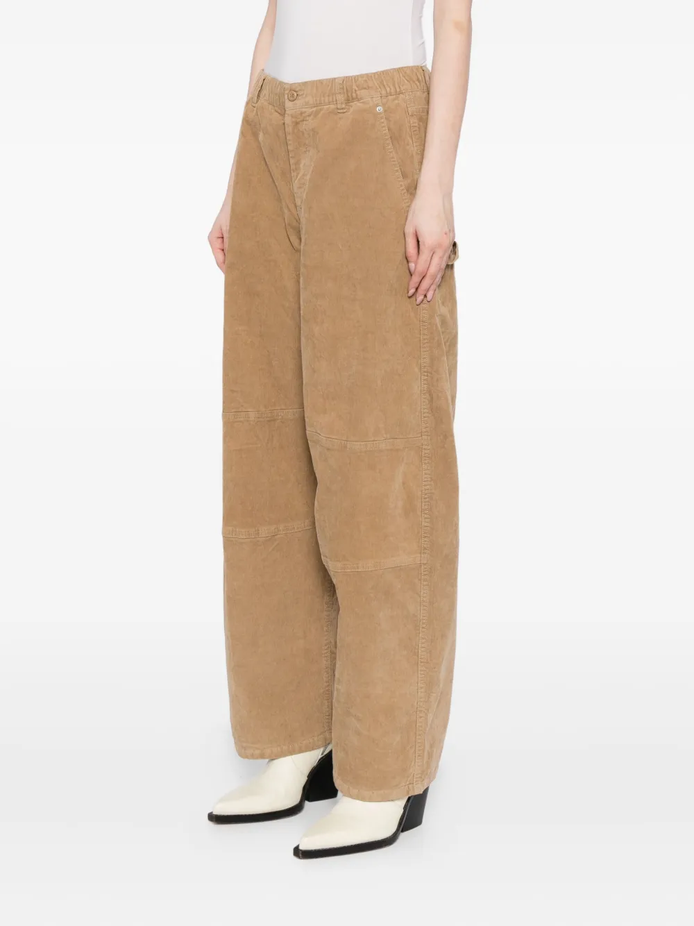 Jnby Corduroy Trousers In Brown