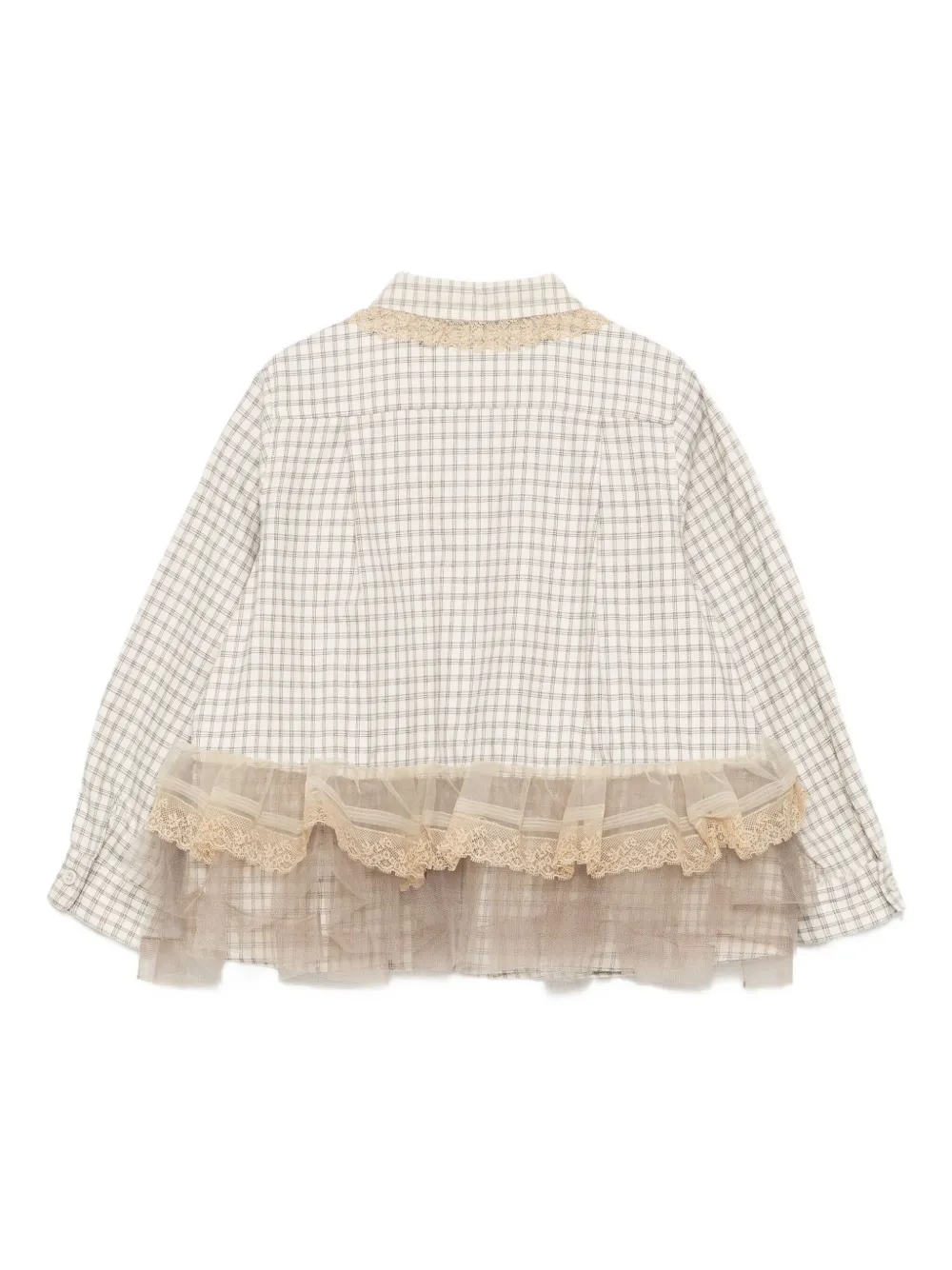 jnby by JNBY chemise Gingham bordée de dentelle | Chemises | Image 2