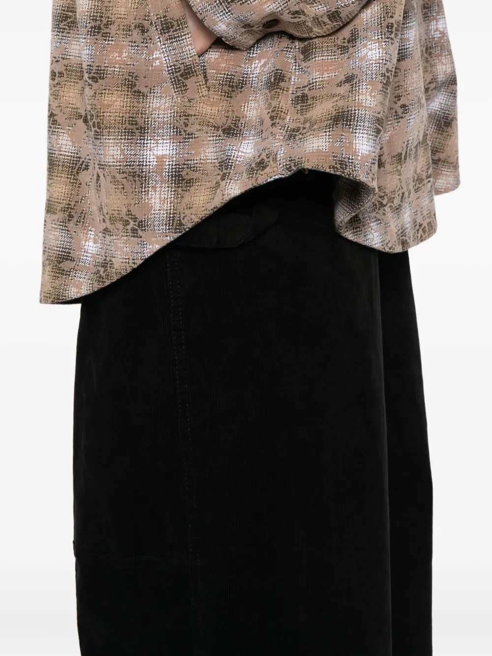 JNBY Ribfluwelen broek Zwart