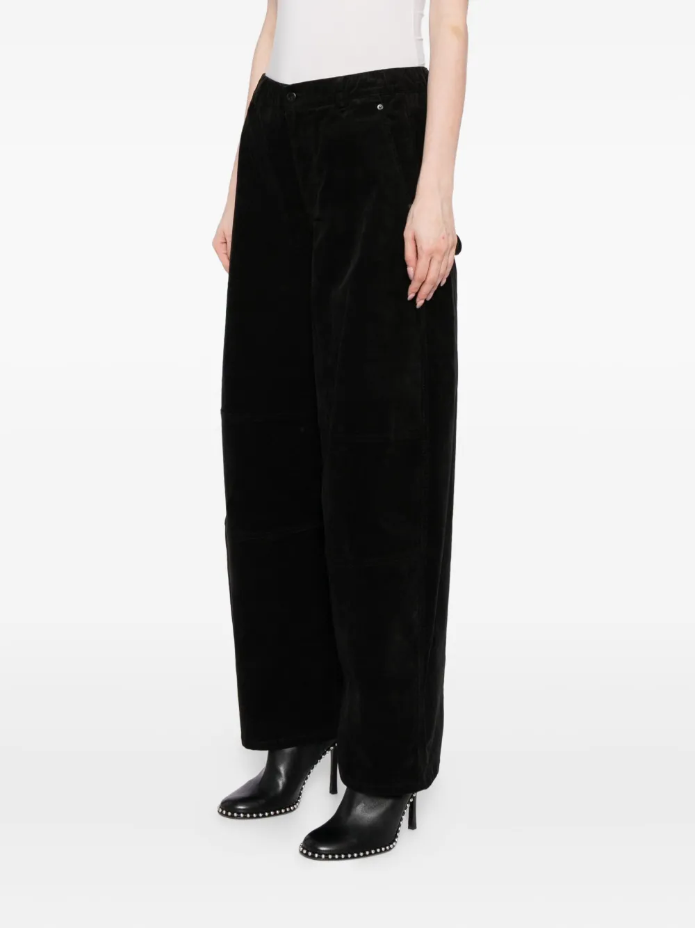 JNBY Ribfluwelen broek Zwart