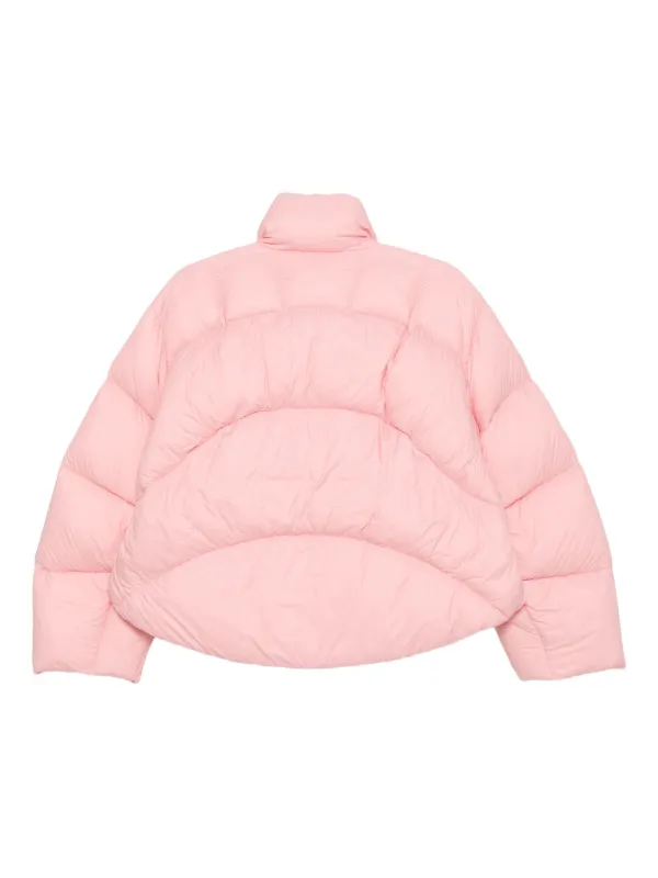 今すぐお届け可能!】フード付きショートフェイクダウンジャケット