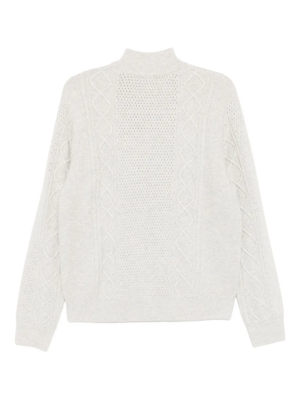 CROQUIS Sweater met halfhoge kraag en lange mouwen - Beige