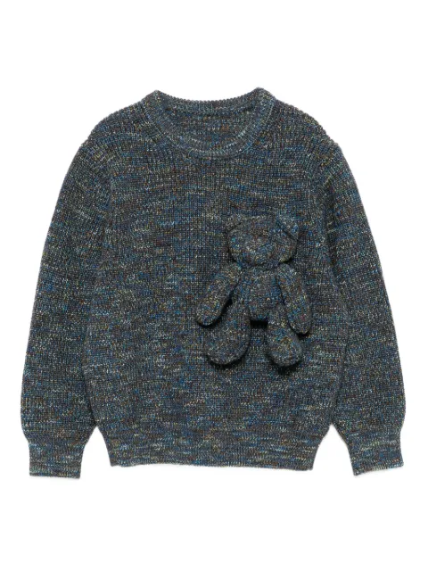 jnby by JNBY bear-embellished jumper