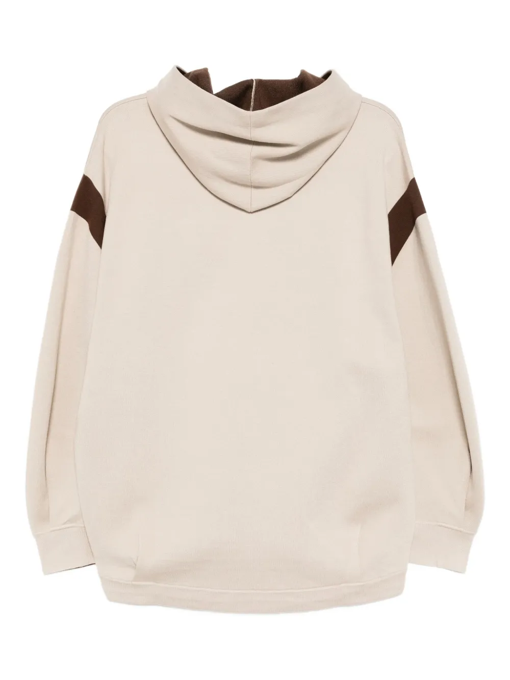 CROQUIS Spliced hoodie Beige