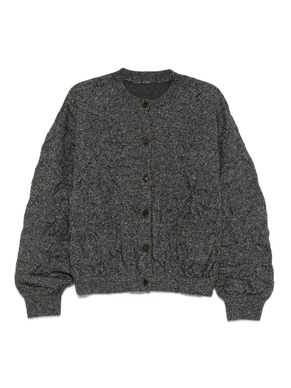 JNBY crew-neck cardigan | Grey | Image 1