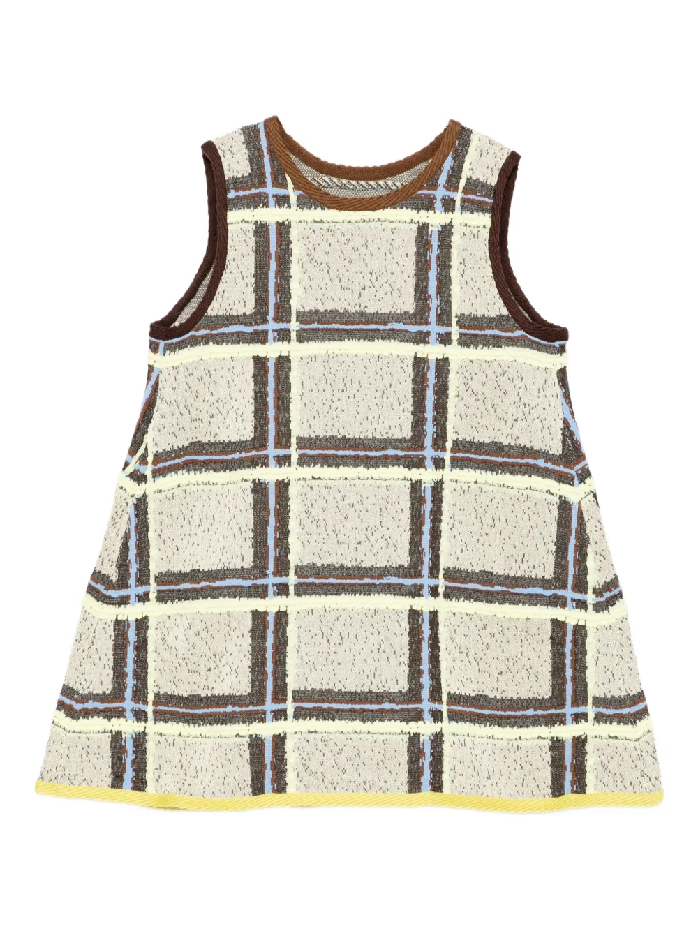 jnby by JNBY checked dress | Neutrals | Image 1