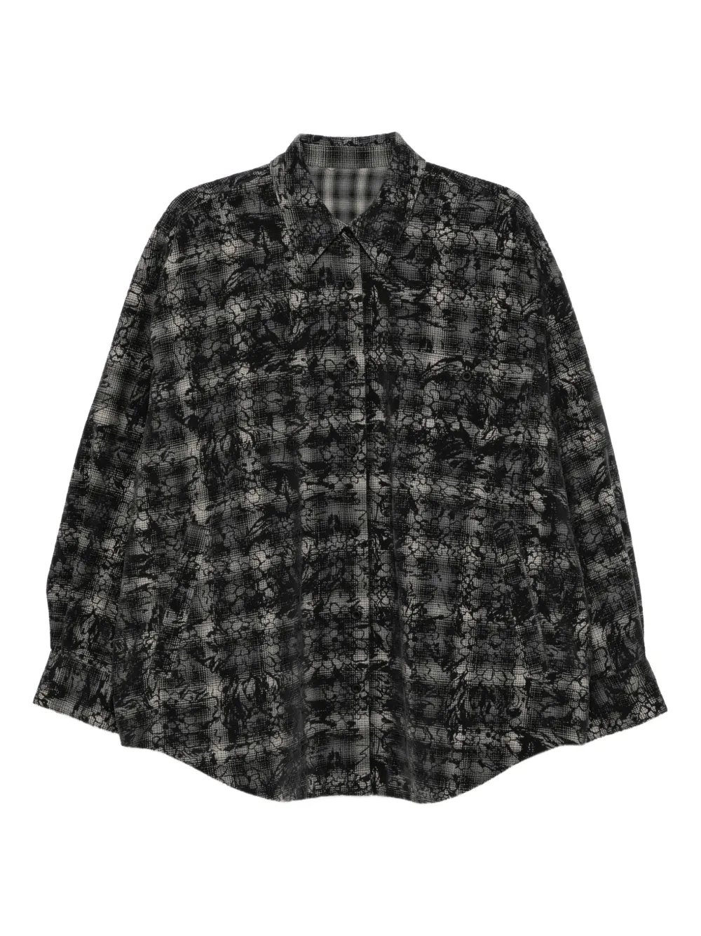 JNBY printed shirt jacket | Black | Image 1