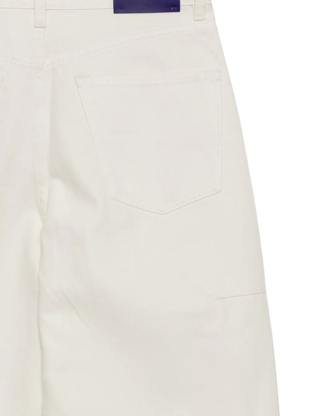 JNBY Katoenen jeans met omgeslagen pijpen Wit