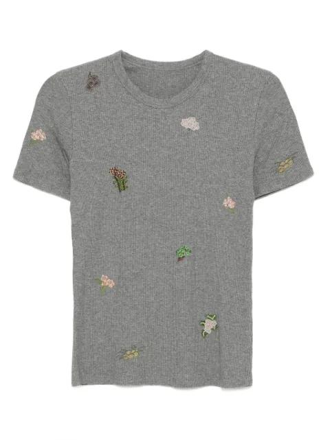 JNBY graphic-embroidered T-shirt
