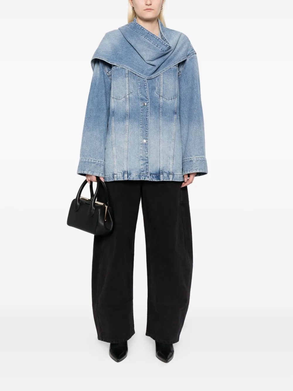 JNBY Broek met logopatch - Zwart
