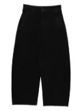 JNBY logo-patch trousers - Black