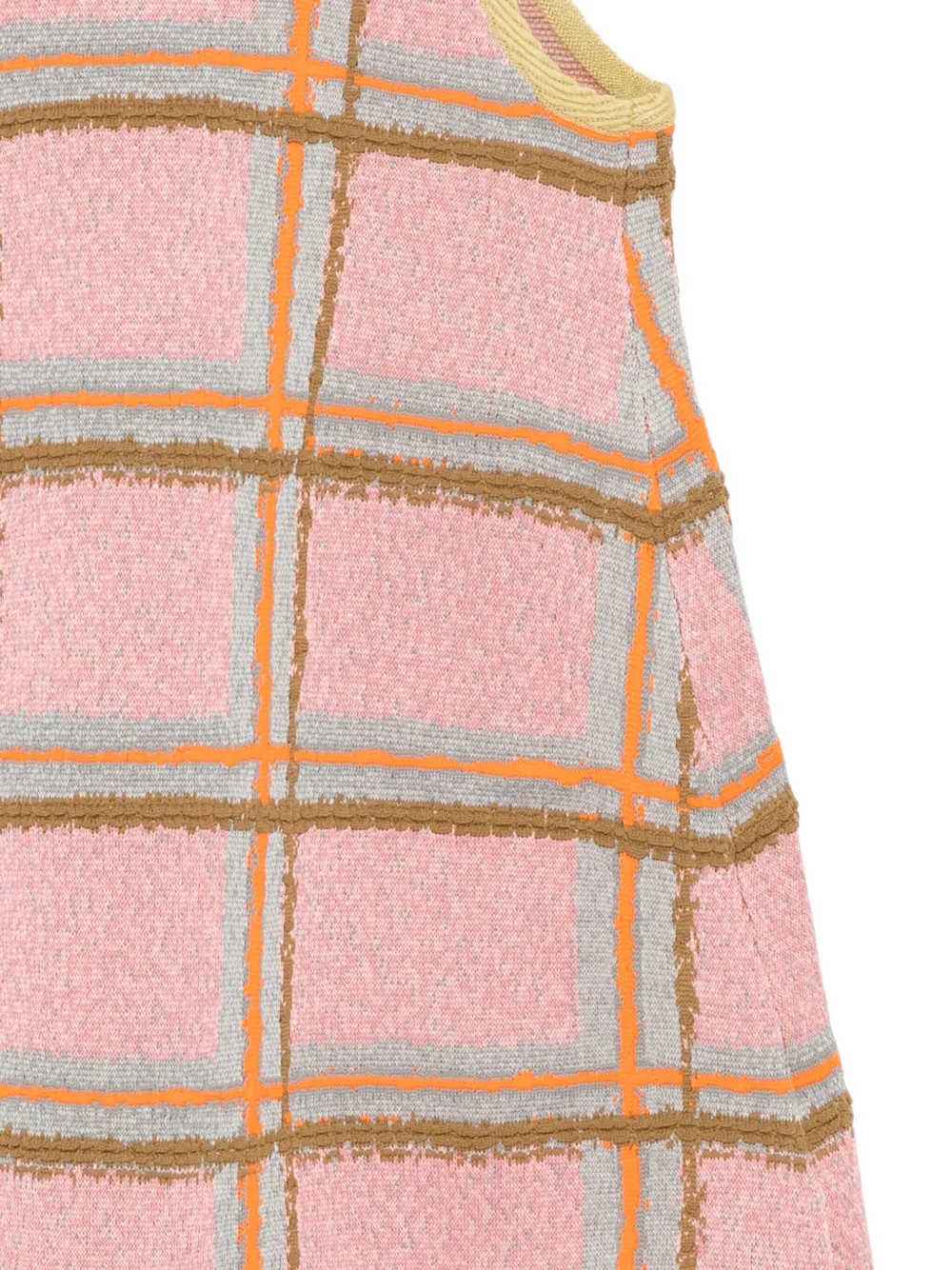 Jnby By Jnby Checked Dress In Pink