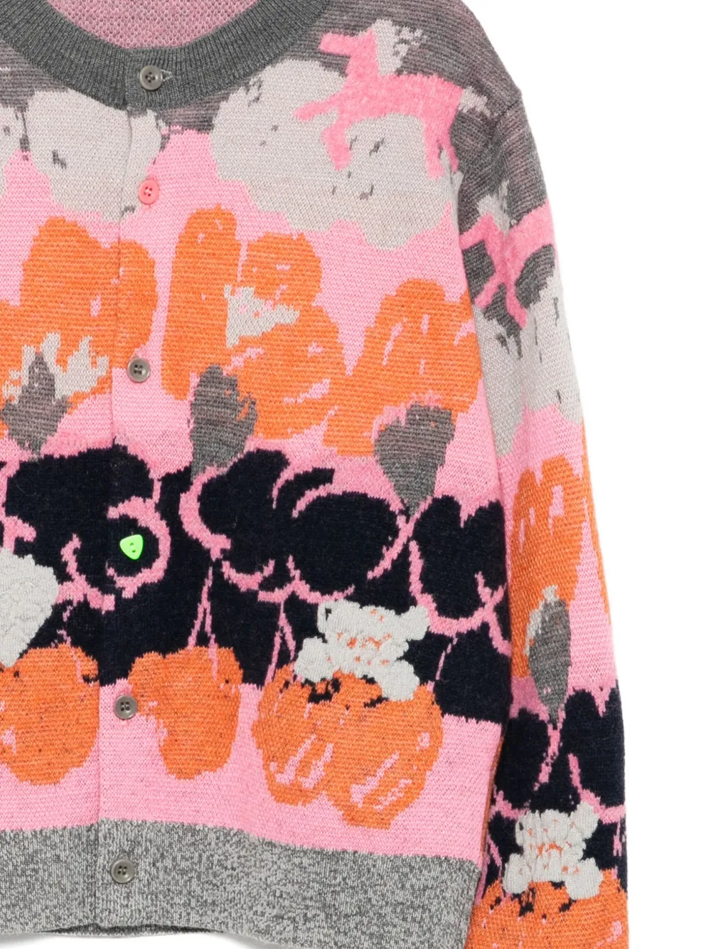 Jnby By Jnby All-over Floral Print Cardigan In Multi