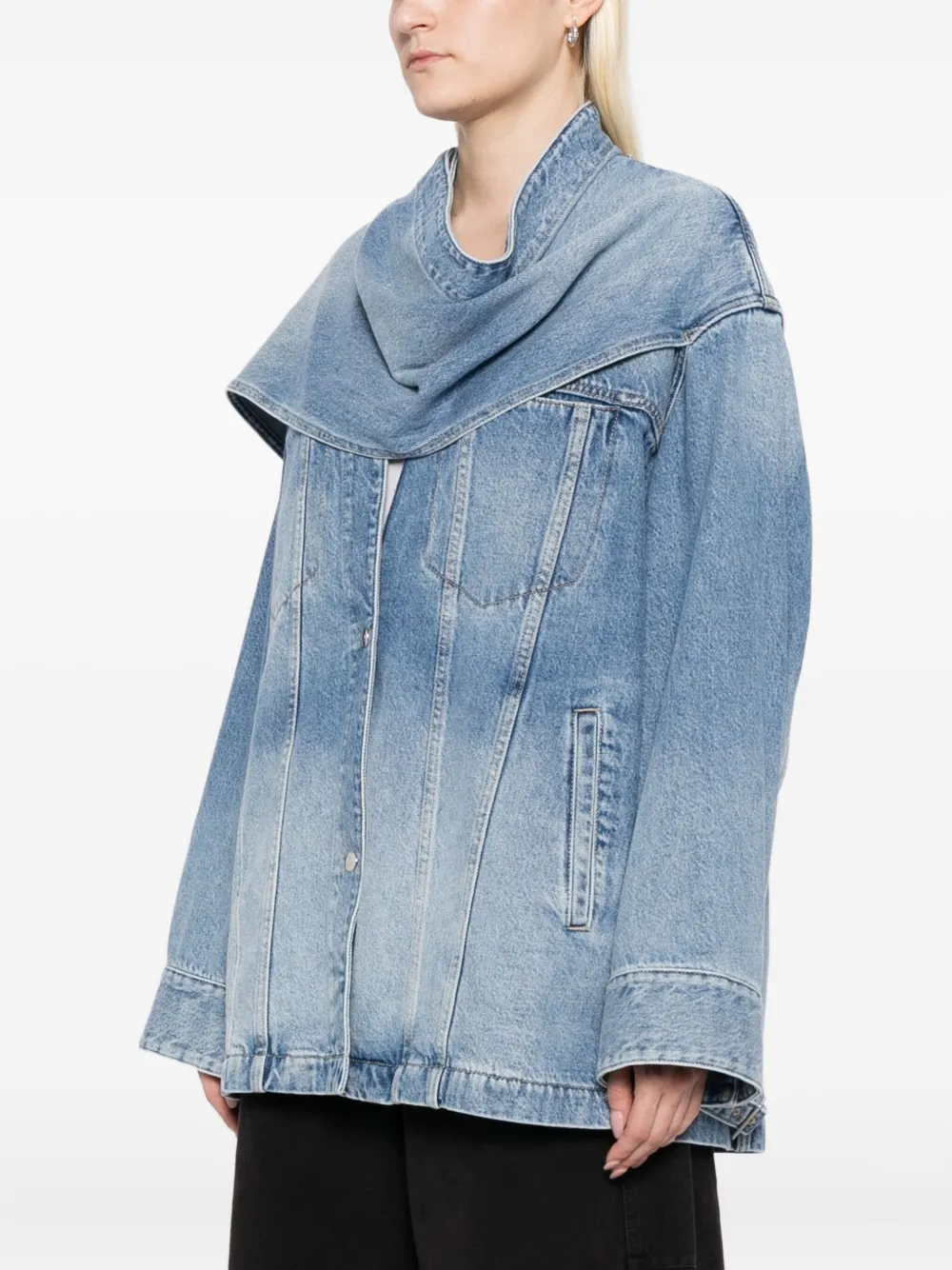 JNBY Denim jack Blauw