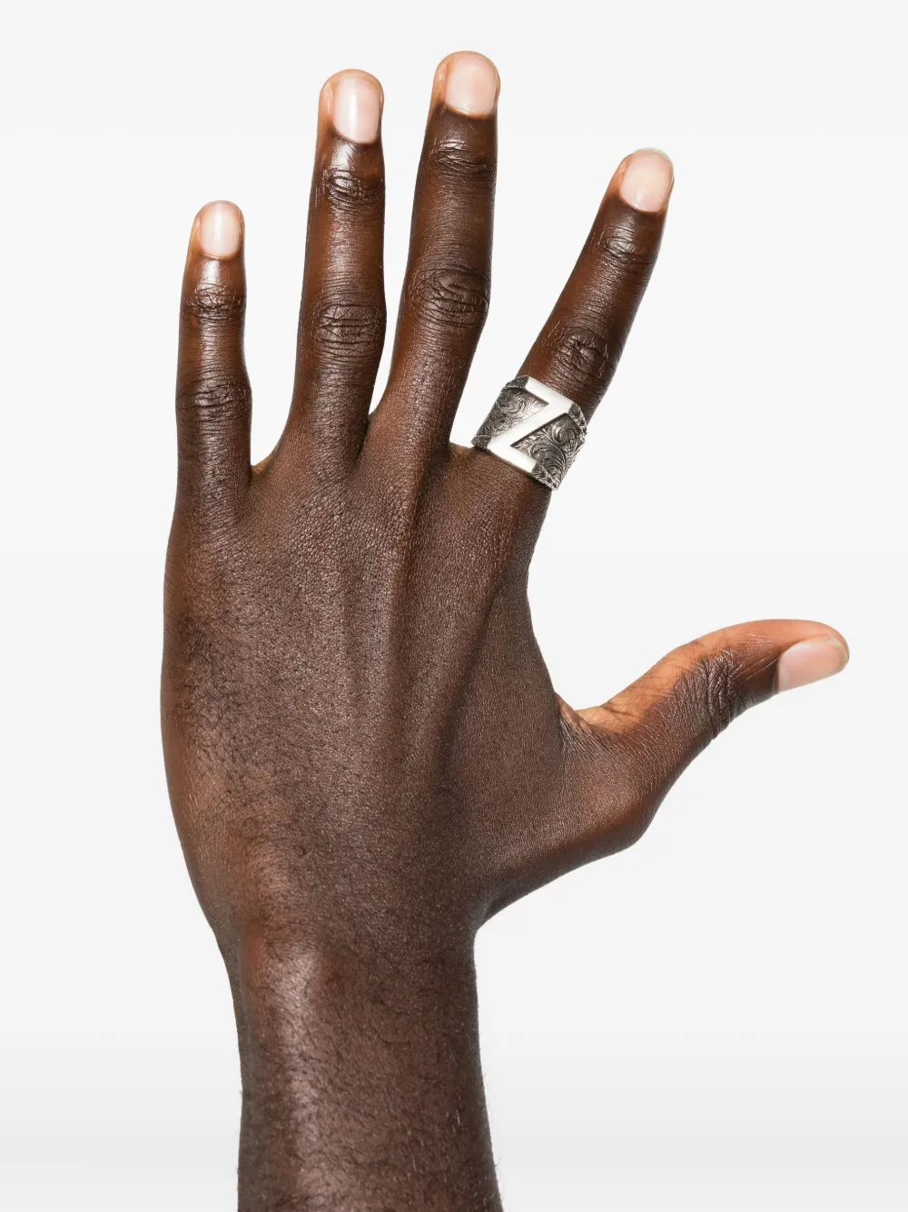 Gucci Pre-Owned anillo con grabado de cachemira 2020 | Hombre | Image 2