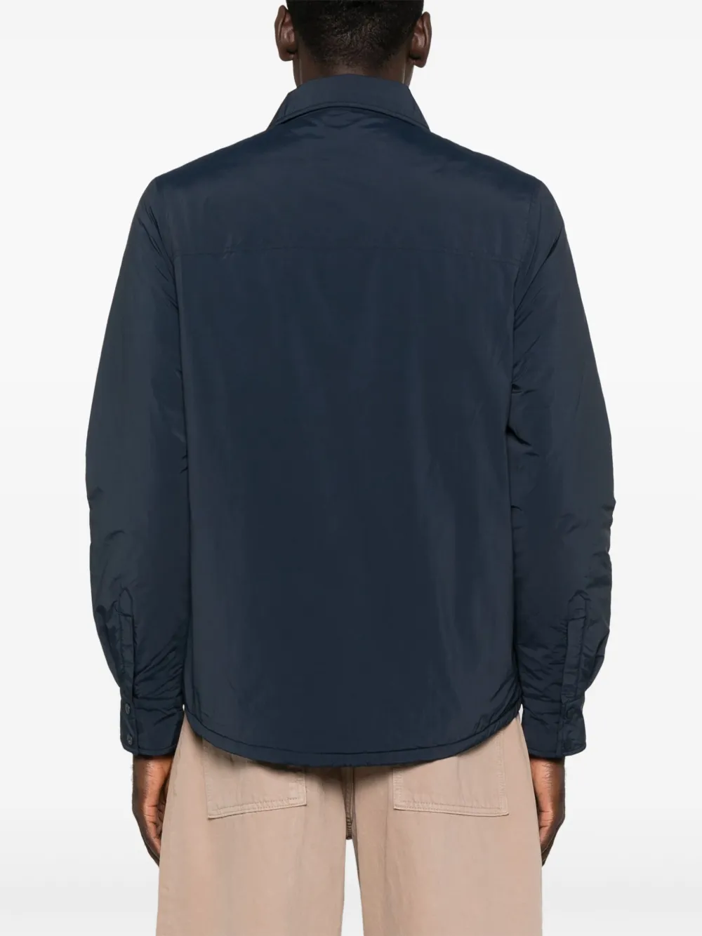 K-Way Overhemd met klepzak Blauw