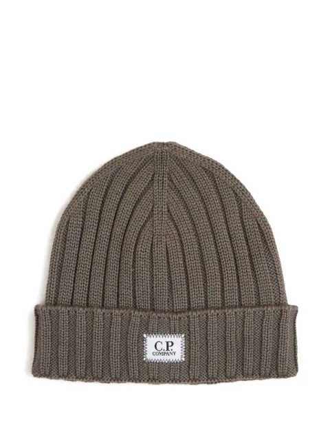 C.P. Company ribbed beanie hat