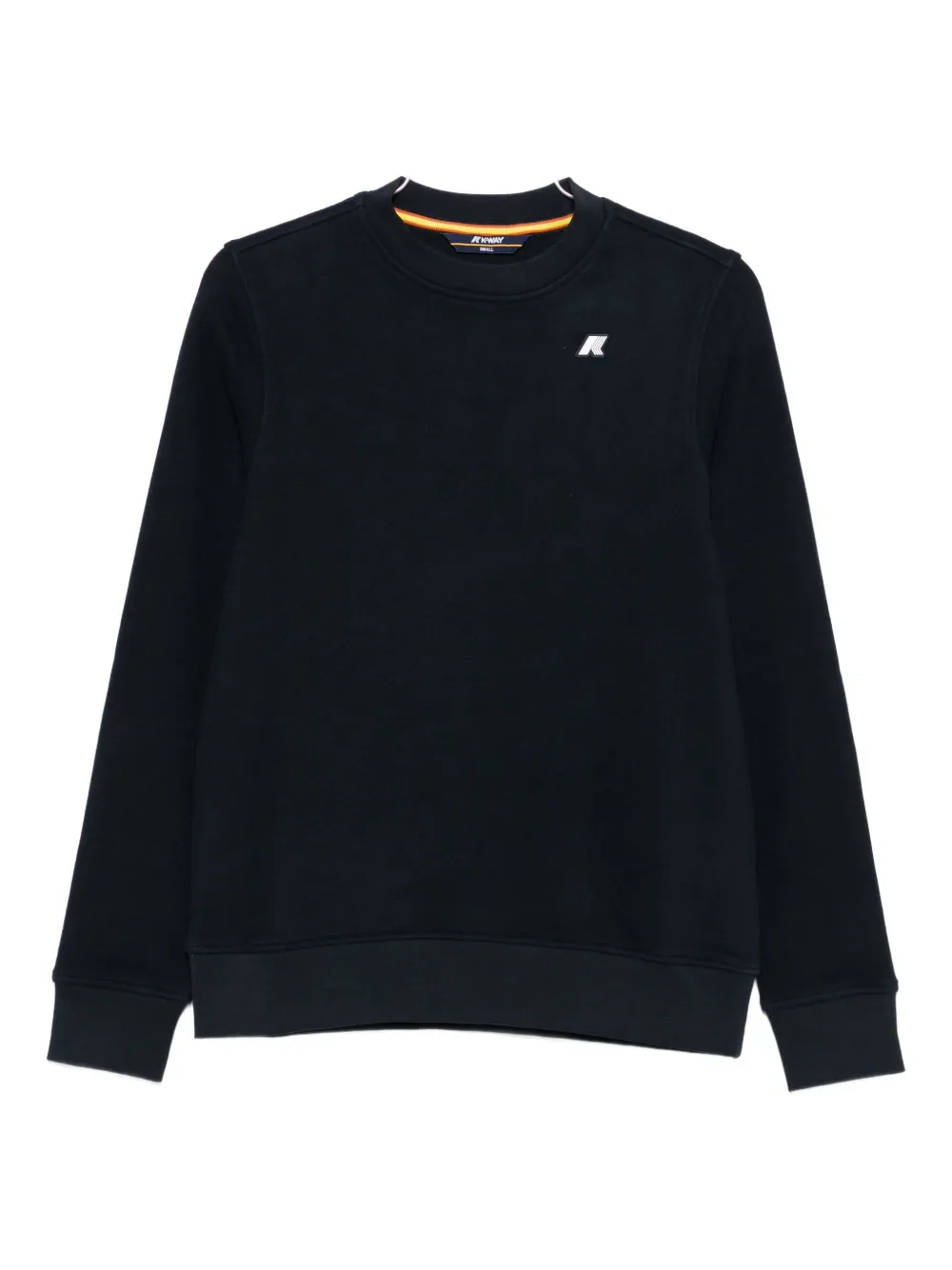 K-Way Felpa girocollo e applicazione logo - Blu