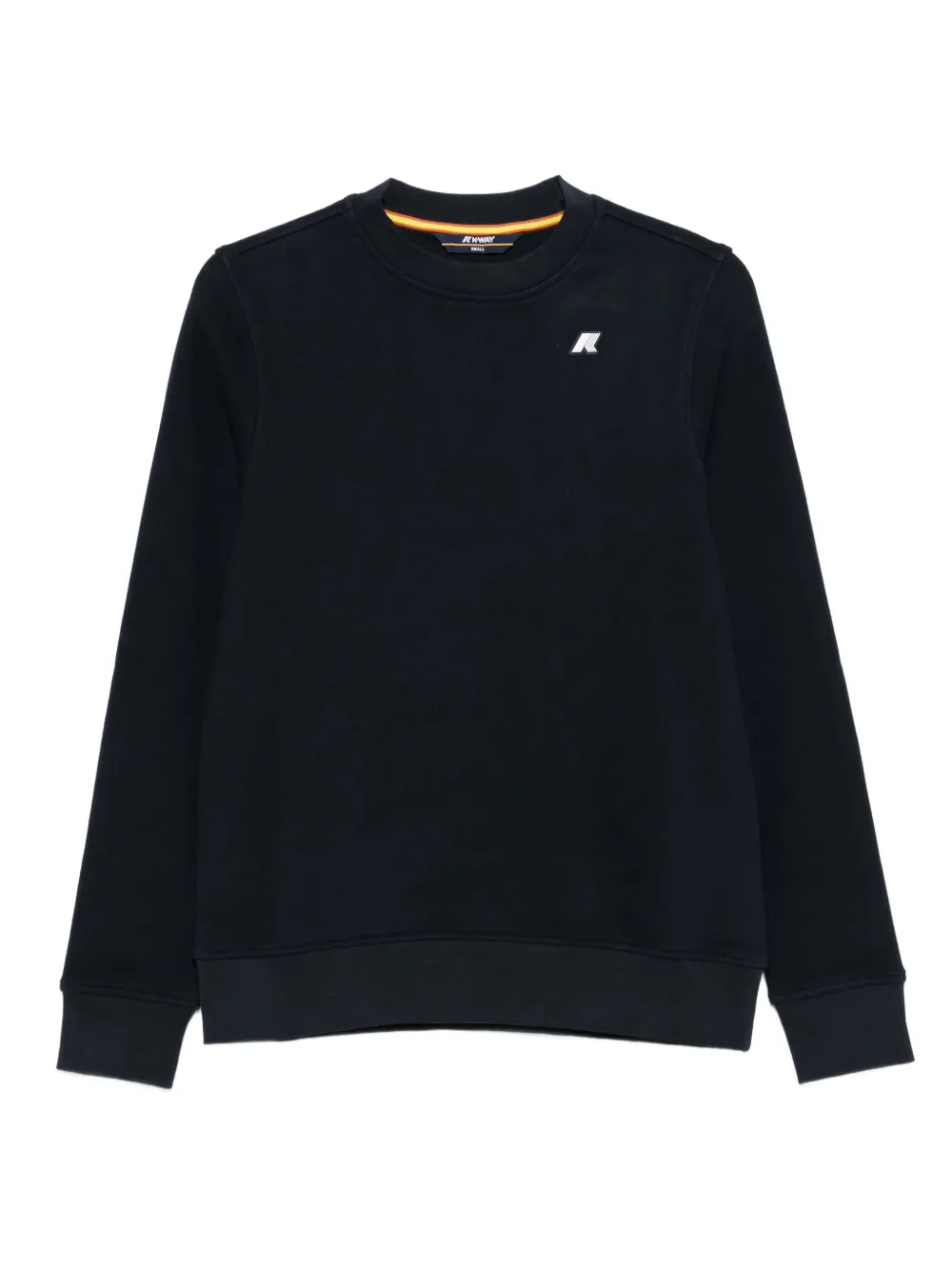 K-Way crew-neck logo-patch sweatshirt | Blue | Image 1