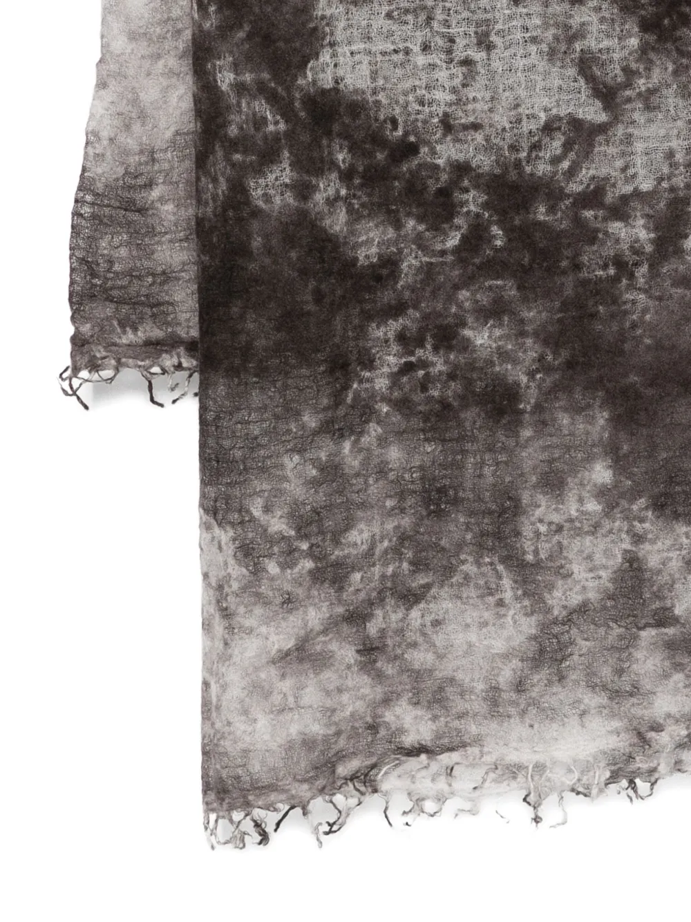 Avant Toi Mottled Cashmere Scarf In Gray