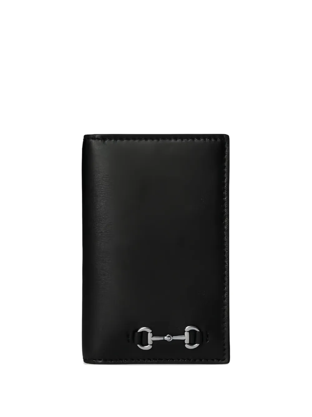 Gucci Horsebit-detail Card Holder In Black