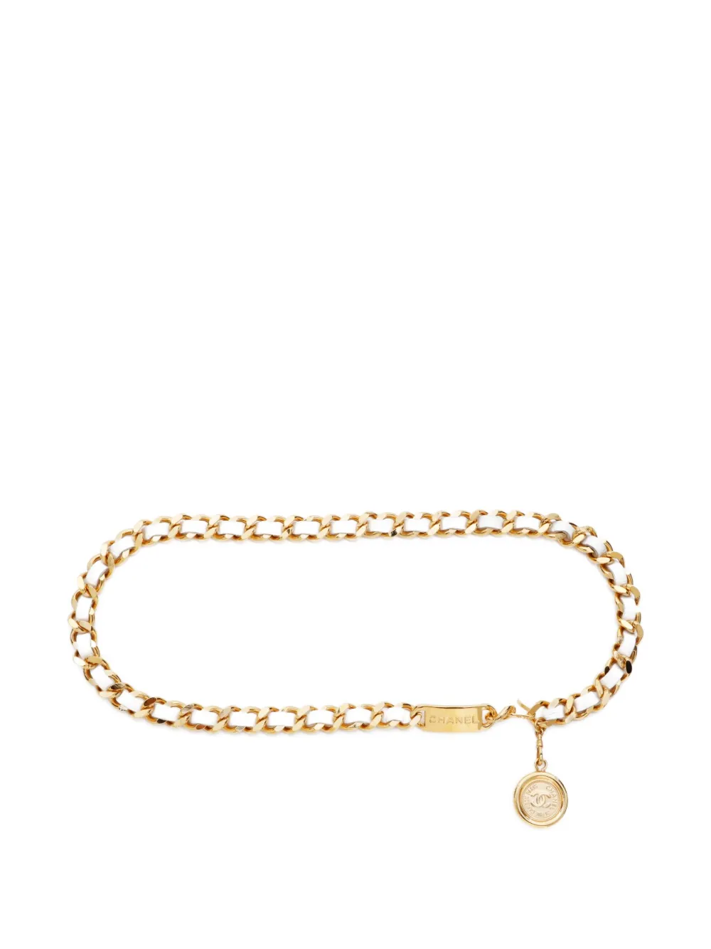 CHANEL Pre-Owned 1970-1980s chain-link belt | or | Image 1