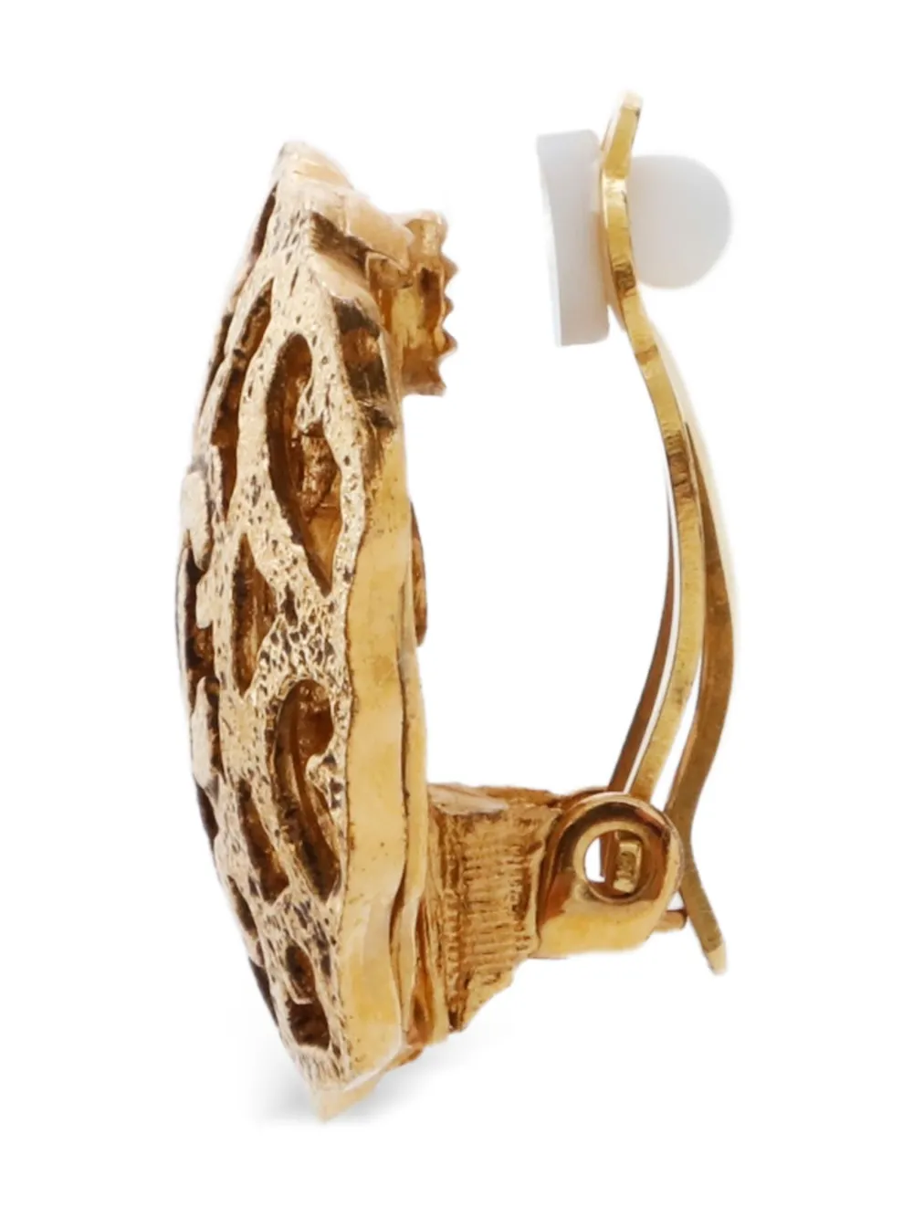 CHANEL Pre-Owned أقراط كبس 'CC مارك' من عقد التسعينيات | Image 2