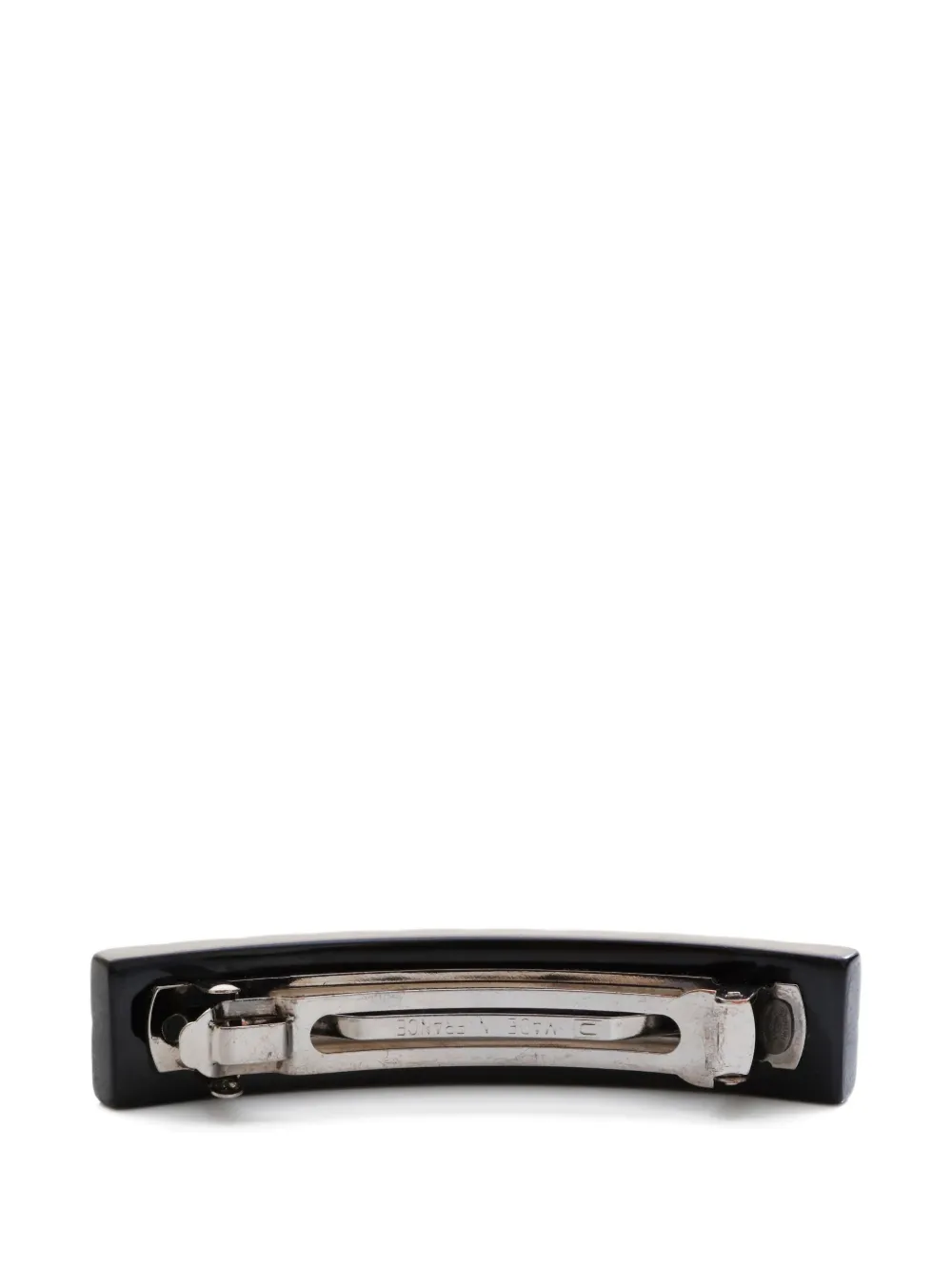 CHANEL Pre-Owned 2000s CC-logo hair clip | Black | Image 1