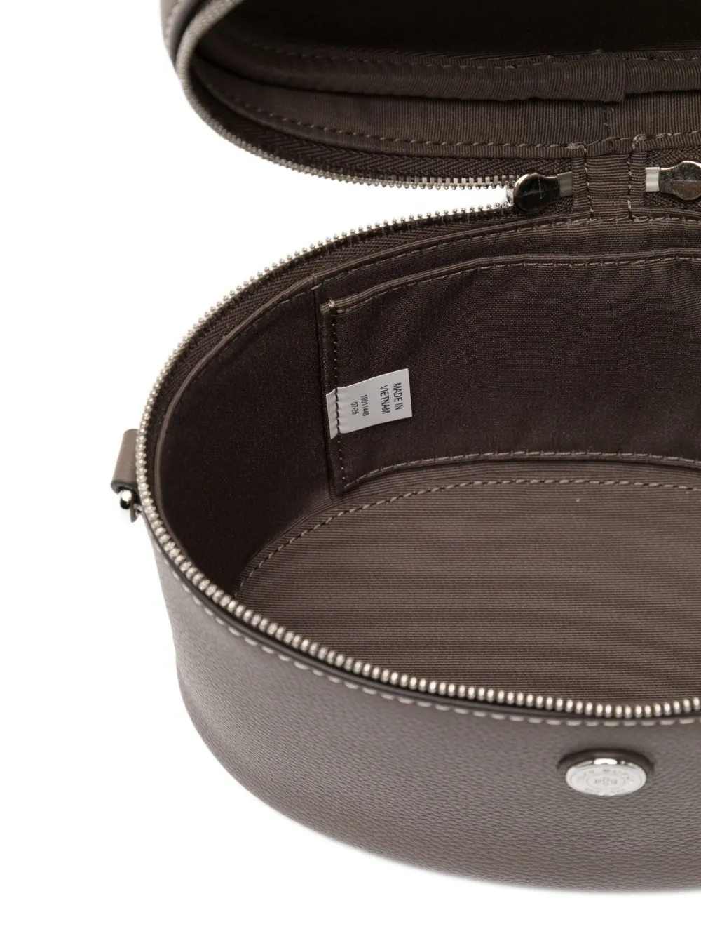 Tory Burch Leather Mini Bag In Gray