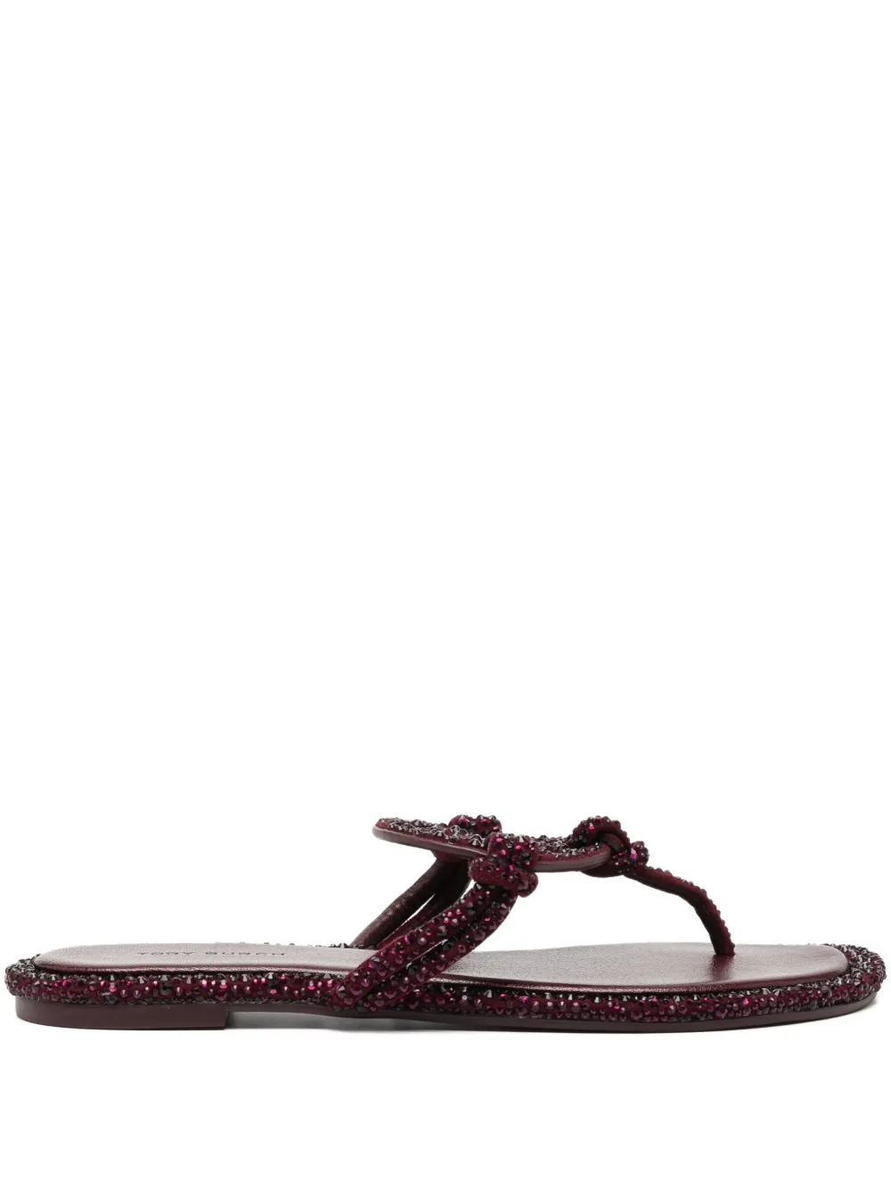 Tory Burch Miller Sandals In Burgundy