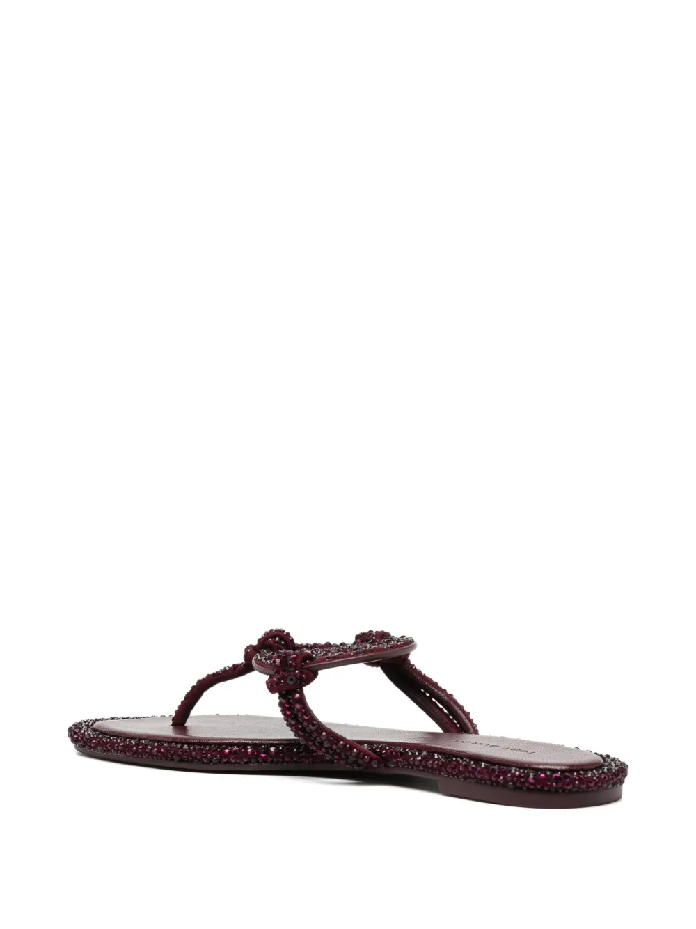 Tory Burch Miller Sandals In Burgundy
